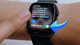 How to Enable Night Shift on Apple Watch in watchOS 11