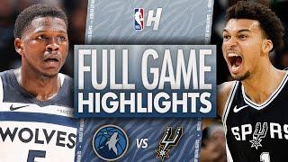 Minnesota Timberwolves vs San Antonio Spurs - Full Game Highlights | November 2, 2024-25 NBA Season