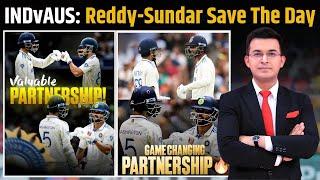 IND vs AUS: From 221/7 to 348/8, Nitish Reddy & Sundar save the day for Team India!