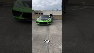 Lady tries to steal super car #automobile #golddigger #lambo #supercars #ferrari #c8 #c8corvette