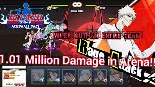 Bleach Immortal Soul: White Ichigo gets *NASTY*..1.01 Million DAMAGE in Arena..