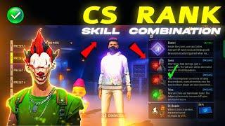 CS rank character combination 2024 | Best character combination for CS rank | Scarecrow Gaming