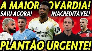 COVARDIA COM O VINÍCIUS JÚNIOR! INACREDITÁVEL! SAIU AGORA! PLANTÃO URGENTE! BOLA DE OURO! RODRI! E+