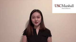 USC MS, Business Analytics Admissions Video 2021-Xinyu(Leona) Liu