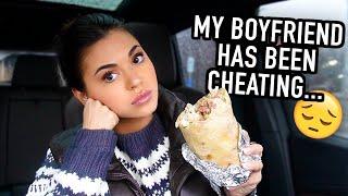 Chipotle Mukbang - How I found out my Boyfriend was Cheating on me..