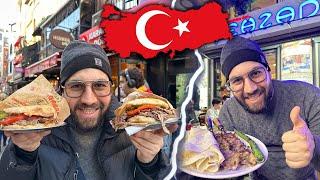 Ich probiere Döner  in Istanbul  #karadenizdöner #cağkebabı