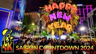 SÀI GÒN Countdown 2024 in Vietnam 'Happy New Year 2024'