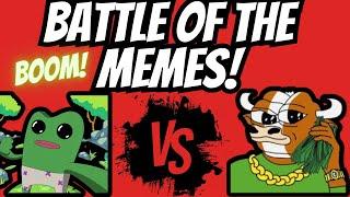 Mumu the Bull Takes on Fwog Coin in EPIC Meme Battle!