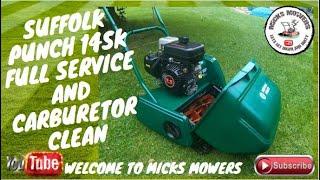 Suffolk Punch 14sk How to Service and Carburetor Clean #cylindermower #suffolkpunch