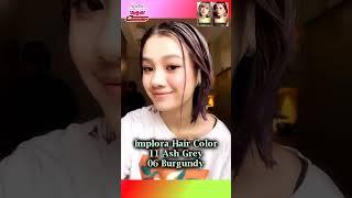 Viral Mix 2in1 Hair Color Implora Ash Grey X Burgundy Hasilnya Cantik Dan Bagus