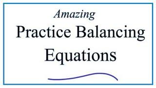 Balancing Chemical Equations Practice Problems Worksheet (Video) with Answers