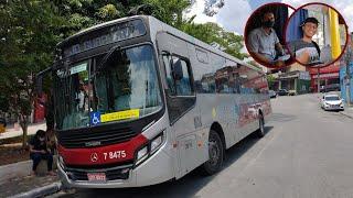 UM DIA de COBRADOR de ÔNIBUS em SÃO PAULO - JARDIM GUARUJÁ, CAPÃO REDONDO - LINHA 7017/10