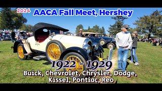 1922 - 1929 Cars 2024 Hershey Car Show, AACA Fall Meet #pontiac #classiccarshows #oldchevy