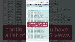 Find CDS Views in your SAP System #abap #sap #cds #views