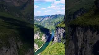 Mountains and rivers #drone #hills #viral