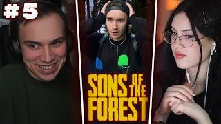 ГЛЕБ ПОСОВЕТОВАЛ КОРЕШУ ПРЕЗЕРВАТИВЫ / ВЫЖИВАНИЕ С КРИСВЕЙВ В  SONS OF THE FOREST #5 | Sasavot