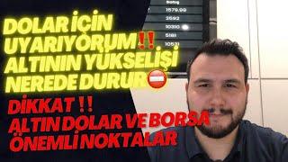 Elinde Altın Olanlar Dikkat‼️Altın Alınır Mı Satılır Mı? Dolar İçin Uyarıyorum‼️BİTCOİN, ALTIN