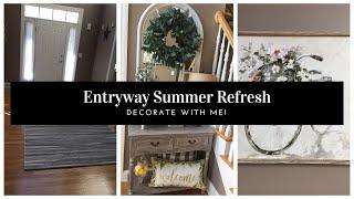 DECORATE WITH ME | ENTRYWAY REFRESH | MODERN FARMHOUSE