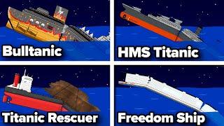 Fictional Ships Sink Like Titanic | Animation