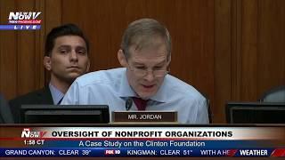 MUST WATCH: Jim Jordan GOES OFF During Clinton Foundation Hearing