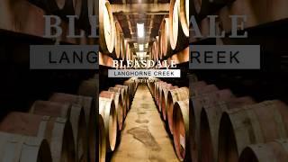 BLEASDALE - The first winery established in Langhorne Creek in 1850 #shorts