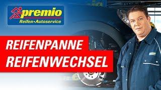 Reifen wechseln bei einer Reifenpanne | Premio Reifen + Autoservice