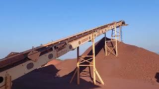 Mobile iron ore crushing & screening plant