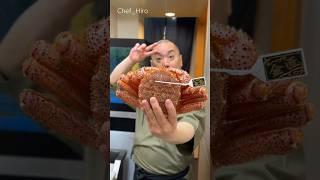 【Kegani Sashimi 】Huge King Size Hair Crab Sashimi #shorts