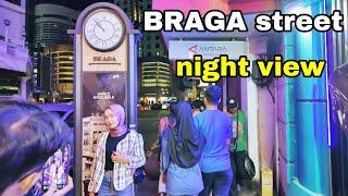 SUASANA MALAM MINGGU di JALAN BRAGA BANDUNG CITY Indonesia 2024 Walk night Braga street bandung