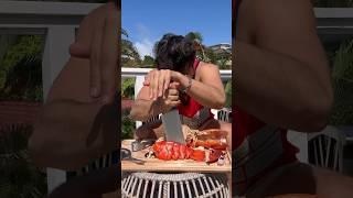 Eating 7 Pound Lobster