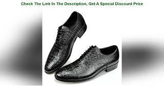 Luxury Crocodile Pattern Genuine Leather Shoes Handmade Men's Vintage Casual Leather Shoes Cust