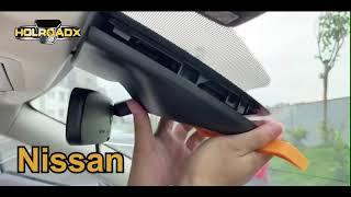 Installation of the dash cam for Nissan