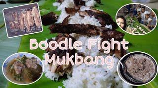 Boodle Fight Mukbang | Dahon ng Saging | Cherry Lysa Vlogs |