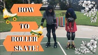 TEACHING BEGINNERS HOW TO ROLLER SKATE - karenthekarrot