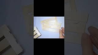 Popsicle sticks box #1ksubs #viralshorts #viralvideoyoutube #papercraftdiy #diy #youtubetutorial