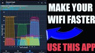 How to Make Your WiFi Speed Faster By  Changing one setting, and using this Free app.