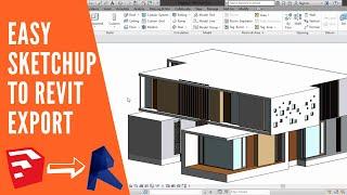 Sketchup to Revit Export with Materials