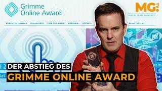 Politisch einseitig mit Agenda - der Niedergang des GRIMME ONLINE AWARD