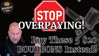 Top 5 Budget Bourbons! #budget #whiskey