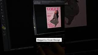 How to design Magazine Cover in Adobe Illustrator | Magazine Cover | Illustrator Tutorials #shorts