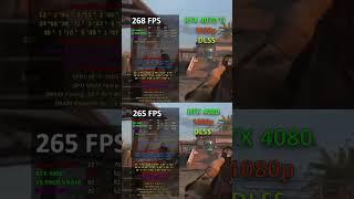 RTX 4070 Ti vs 4080 in CoD MW2 #cod #rtx4070ti  #rtx4080