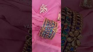 Grand look Bridal Bangle set️#grandbangles#bridalbangles #lowcostbangle#kundanbangles #yafa#madurai