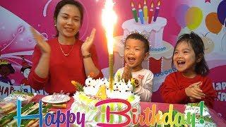Happy Birthday to Anto at indoor playground Surprise gifts with Mommy and Diana - Family Fun Kids