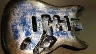 How to paint your guitar with spray cans