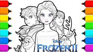 Frozen 2 Elsa & Anna Drawing and Coloring