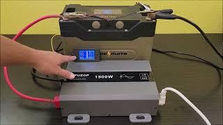 GOLDENMATE ORION 1000 12V 100Ah LiFePO4 Lithium Battery Capacity Test