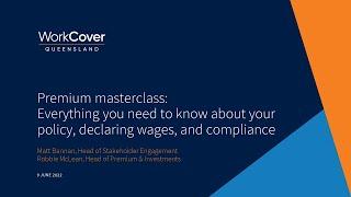 WorkCover Queensland Premium Masterclass