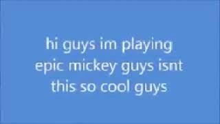 Epic Mickey Gameplay Footage (Real) (Not Clickbait)