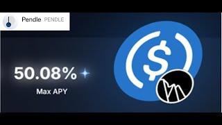 "Pendle存U理财 |低风险年化高达50%，稳定收益| Stablecoin| Arb| Defi| Apr Up to 50%| dUSDC| Low risk| USDT |USDC| Dai