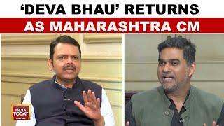 Maha CM Devendra Fadnavis Live & Exclusive Interview | Mahayuti Sarkar Back In Action | India Today